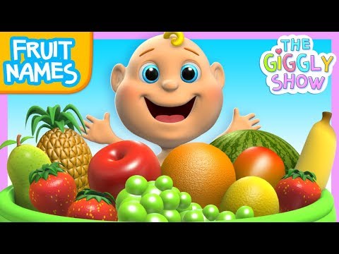 Learn Fruit Names for Kids - Fun 3D animation