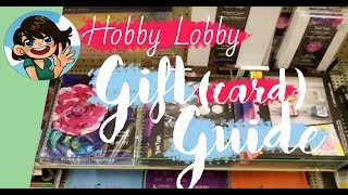 Hobby Lobby Holiday Gift(card) Guide