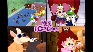&quot;Yes, I Can Learn&quot; Muppet Babies VHS Tape 1995