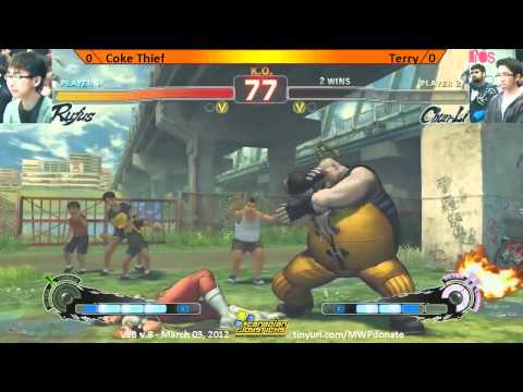 Coke Thief vs Terry - SSF4AE Singles - Vancover Street Battle 8