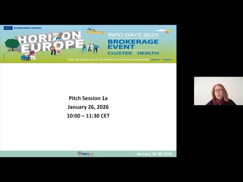 HNN 3.0 - Horizon Europe Brokerage Pitching 2026