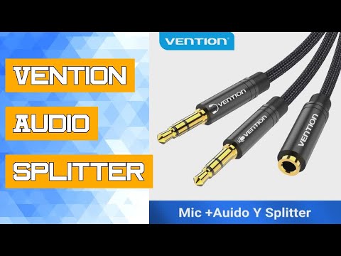 Vention Audio Splitter Headphone Adapter 3.5mm AUX Cable Computer 1 Female to 2 Male Mic Y Splitter