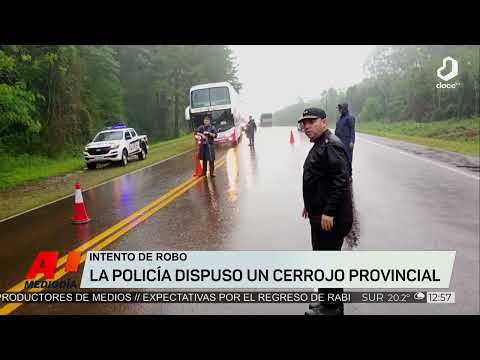 #AlMediodía: la Policía de Misiones frustró un intento de robo a un banco en Puerto Piray