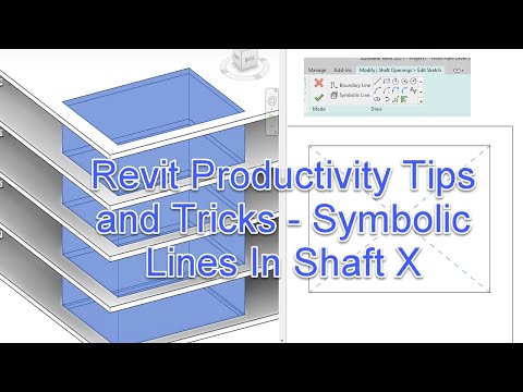 Revit Productivity Tips and Tricks - Symbolic Lines In Shaft