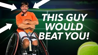 I Played Against the World N3 Wheelchair Tennis Player