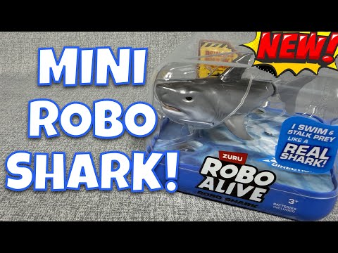 ZURU ROBO SHARK MINI?!! A ROBO ALIVE OPENING AND REVIEW!