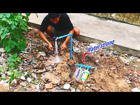 Making Water Fountain Without Electricity At Home From Discarded Plastic Bottles | Mini fountain ass