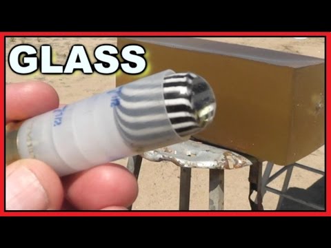 GIANT Glass Bullets  -  Ballistic Gel Test