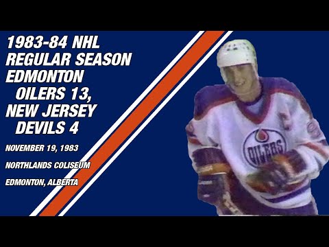 New Jersey Devils at Edmonton Oilers: November 19, 1983