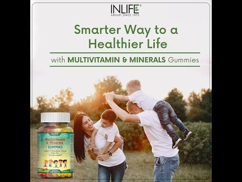 Inlife  Multivitamin Gummies For Kids Teens Men & Women,  30 Gummies (Lemon & Strawberry)