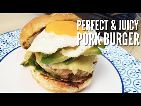Perfect and Juicy Pork Burger | Western Cuisine | HD