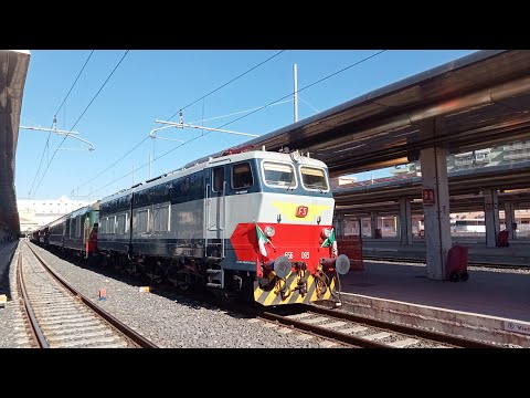 (TS MILITE IGNOTO) E656 093 caimano + D445 1034 | Palermo Centrale