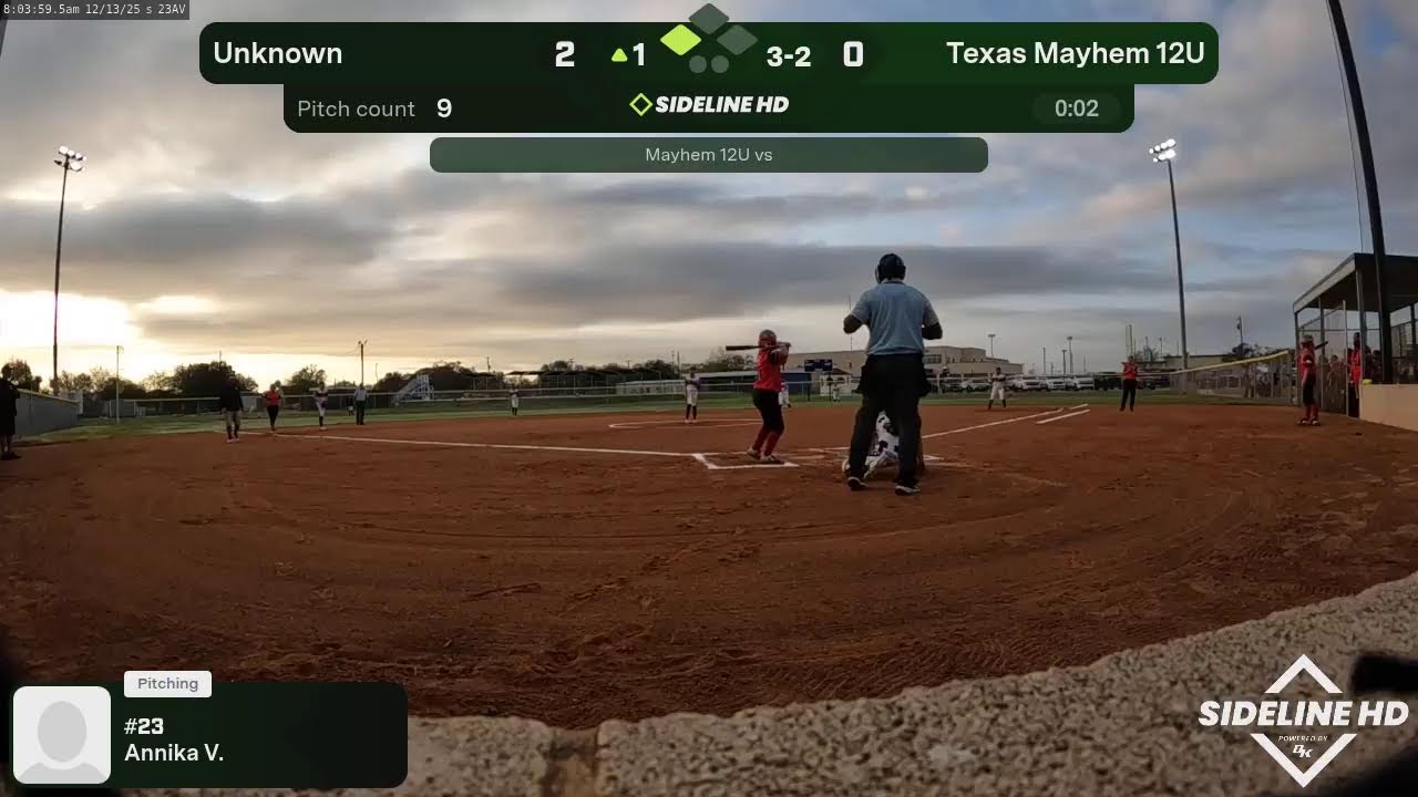 Texas Mayhem 12U vs. Unknown (2025.12.13)