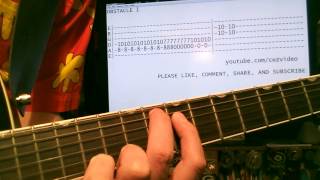 Interpol Obstacle 1 Main Riff Guitar Lesson with Chords and Tab Tutorial