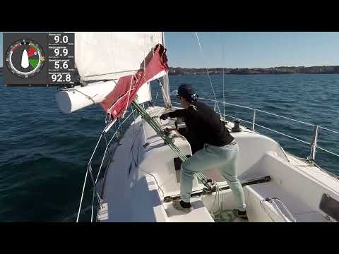 Clases de navegación a vela 02. Navegando a diferentes rumbos