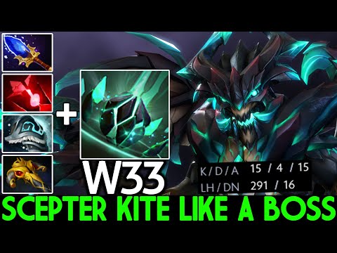 W33 [Outworld Devourer] 15 Min Scepter Kite Like a Boss Dota 2