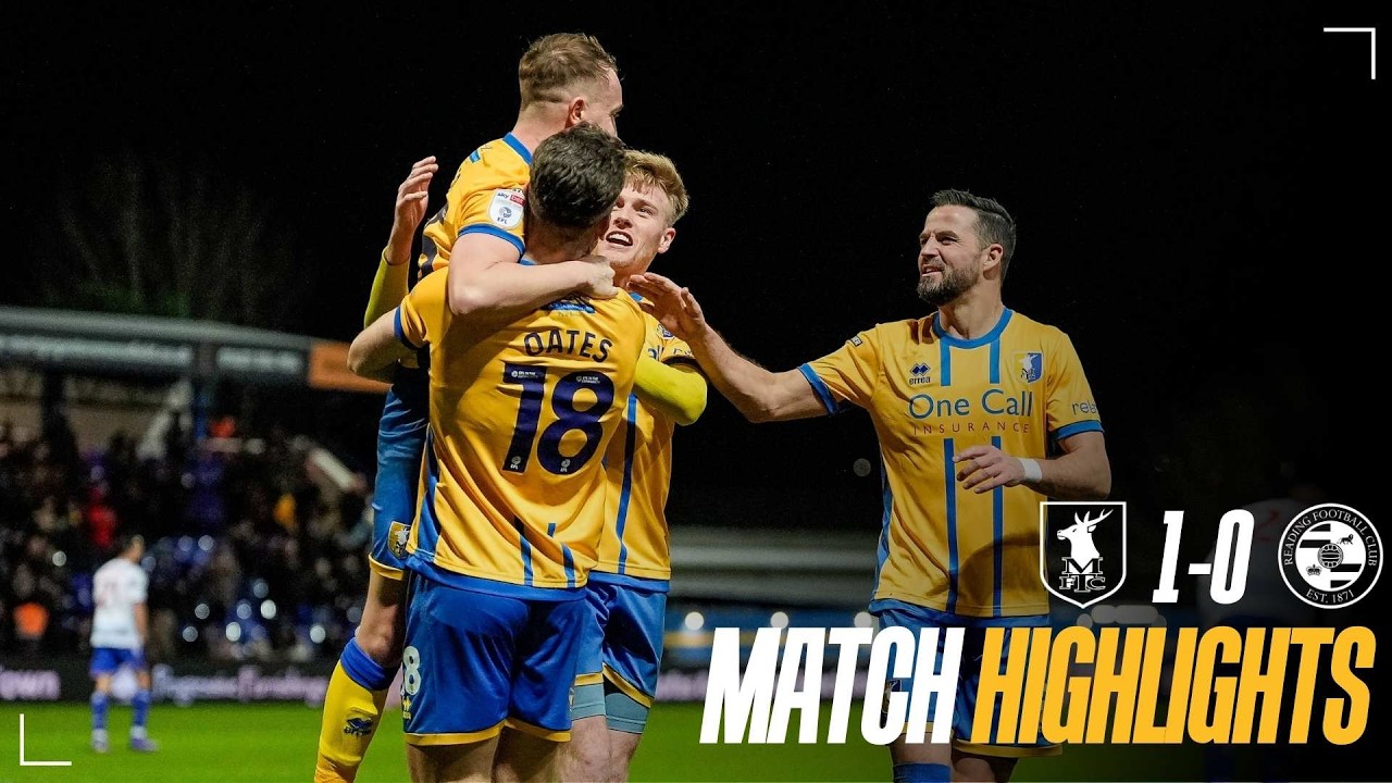 Mansfield Town vs Reading Highlights