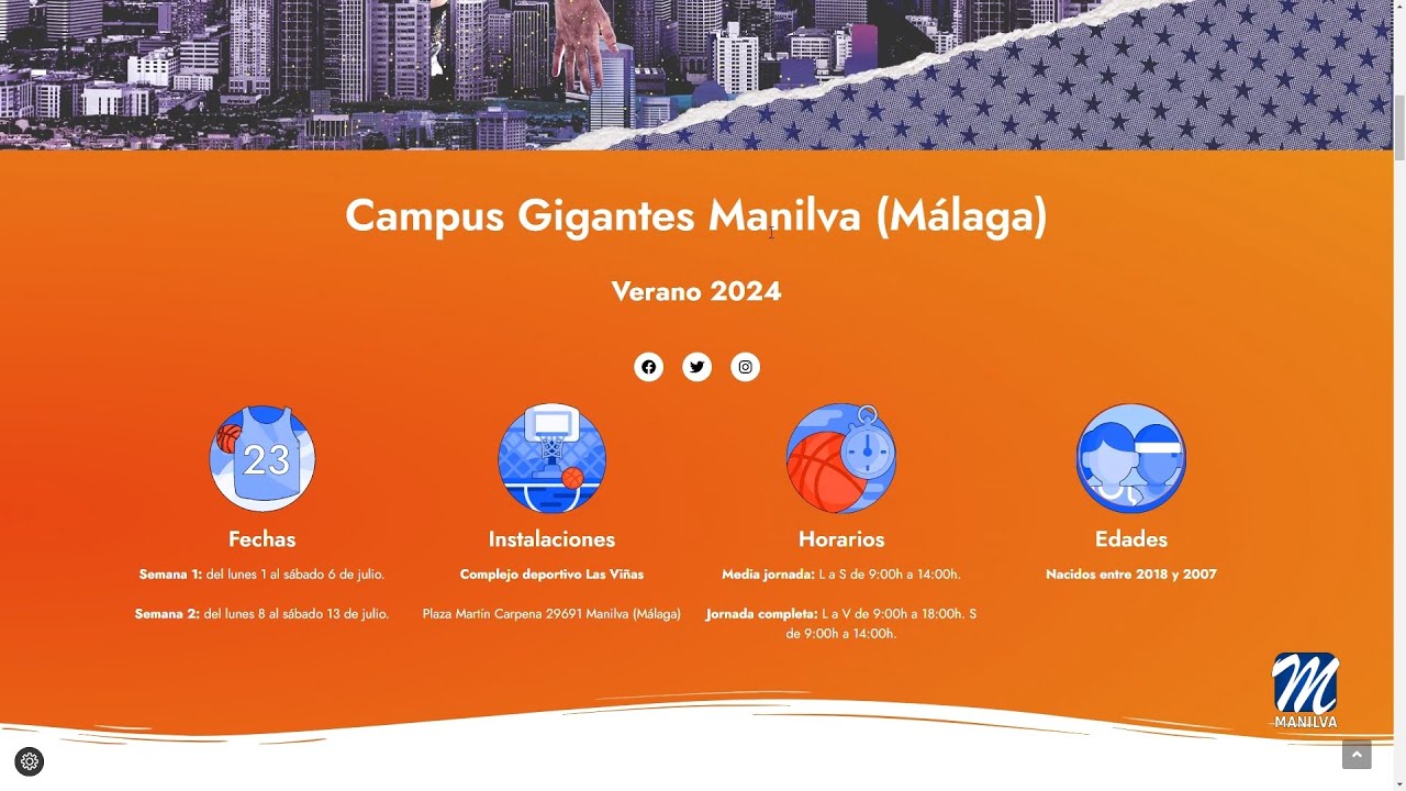 Última semana de descuento en el Campus Gigantes