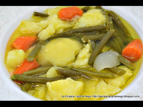 Hervido de Verduras Valenciano. Receta Fácil