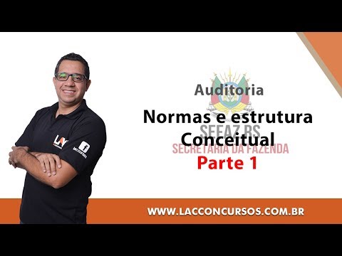 Curso Online - SEFAZ-RS 2018 - Normas Auditoria Estrutura Conceitual - Parte 1 - Auditoria