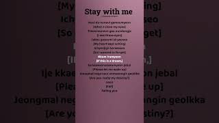 Download lagu Stay with me - Chanyeol & Punch Song (Lyrics) #kdrama #goblin #staywithme #song #lyrics #chanyeol mp3