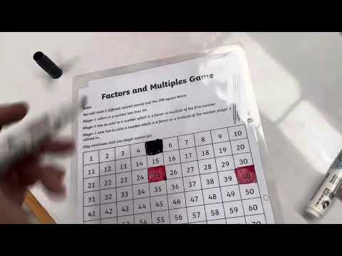 Factors and Multiples Game