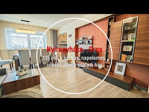 Eladó családi ház Nyíregyháza - Oros - 135 m2-es, 4 szobás, napfényes, magával ragadó önálló ház