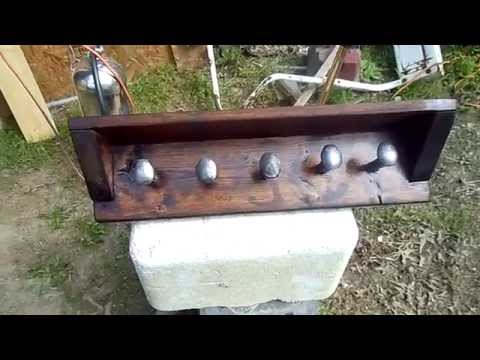 Railroad Spike Coat Rack