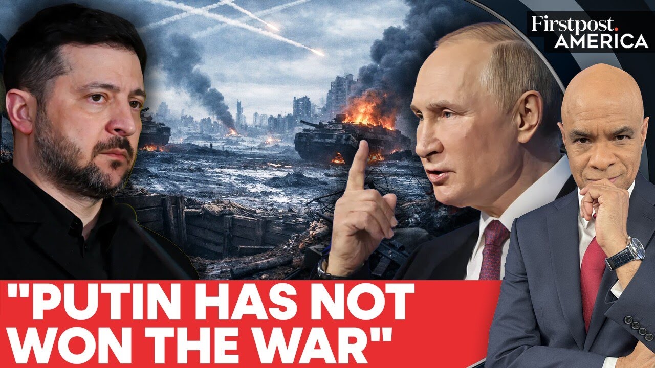 Russia, Ukraine Mark 4 years of War; Zelensky Slams Putin in Video Message | Firstpost America