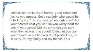 Frenzal Rhomb - Who&#39;d Be a Cop Lyrics