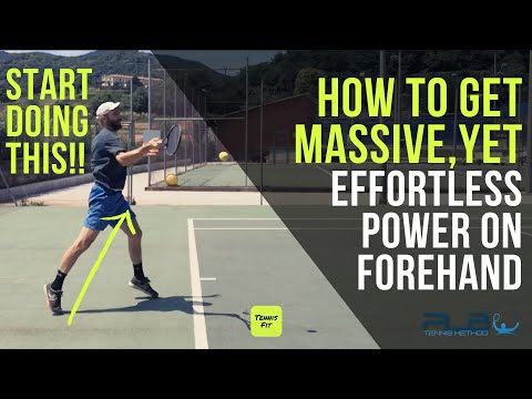 TENNIS FOREHAND: One Tip for Powerful, Yet Effortless Forehand I JM Tennis - Online Tennis Programs