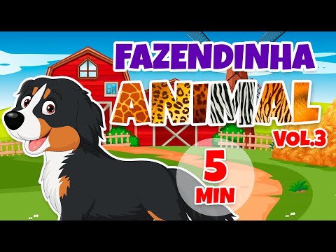 Fazendinha Animal Vol. 3 - Giramille 5 min | Desenho Animado Musical