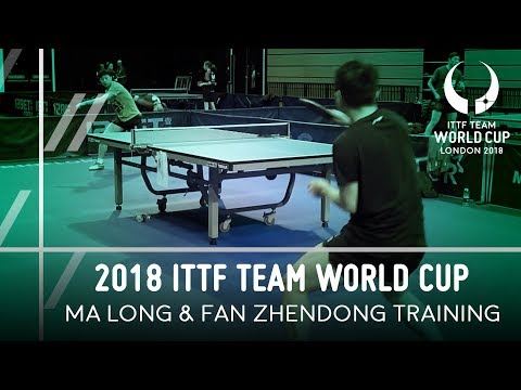 2018 ITTF Team World Cup | Ma Long & Fan Zhendong Training