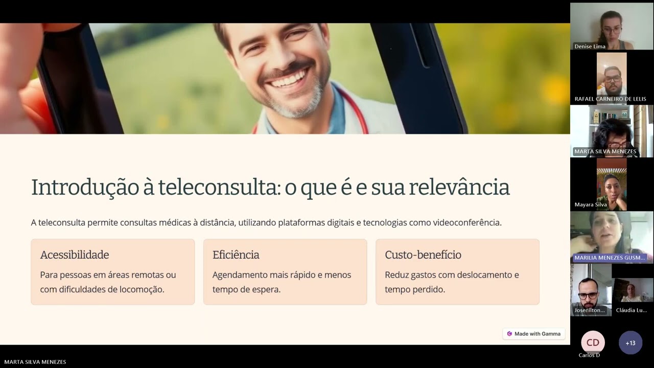 Gravação de reunião - Telemedicina e Telessaúde