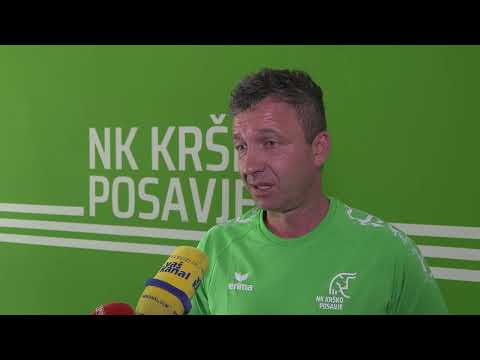 KRŠKO: Članski trener NK Krško Posavje Slaviša Dvorančič - izjava s tiskovne konference