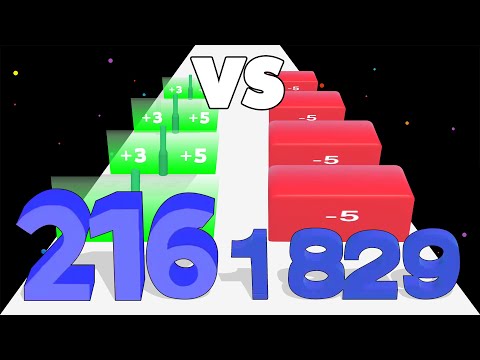 MERGE NUMBER RUN MASTER /vs NUMBER RUN MERGE & GROW 🧠 Satisfying ASMR Math Gameplay Android iOS