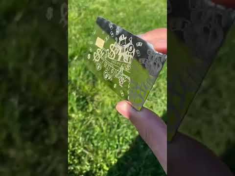 This is the work of Art #metalcard #creditcard