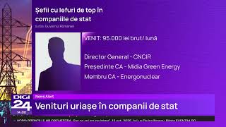 Cât câștigă șefii companiilor de stat: unul depășește 100.000 de lei pe lună