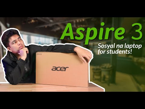 Aspire 3 2022: Budget laptop for student under P30K | Unboxing + Review