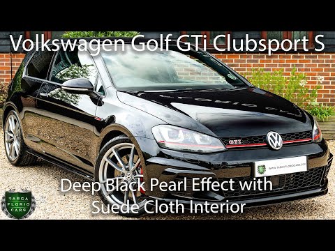 Volkswagen Golf GTi Clubsport S Registered December 2016(66) Finished in Deep Black Pearl Effect