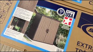 Costco Suncast 6X4 Resin Vertical Shed $399