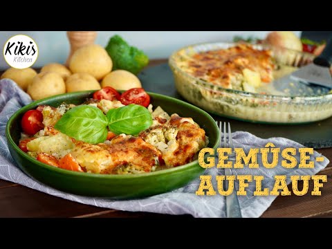 Bunter Gemüseauflauf - einfach lecker und schnell gemacht 🥕🥦🥔 Mittagessen Ideen mit Kiki