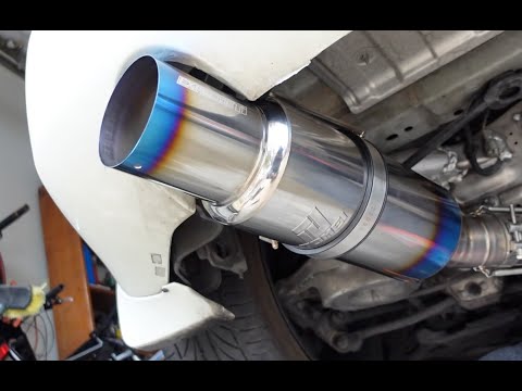TOMEI EXHAUST INSTALL ON 350z
