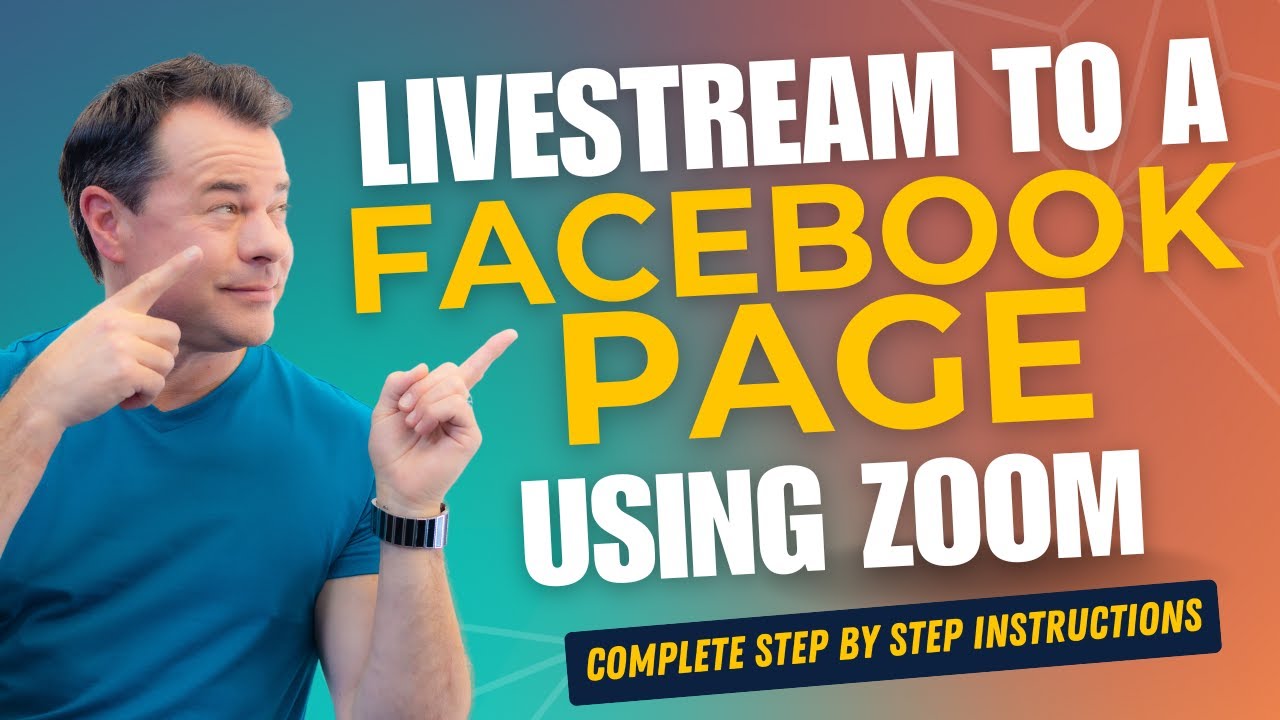 Livestream To A Facebook Page Using Zoom - Step By Step