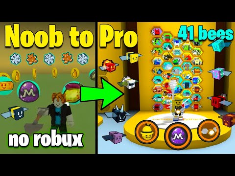 Noob to Pro in Bee Swarm Simulator - Season 1