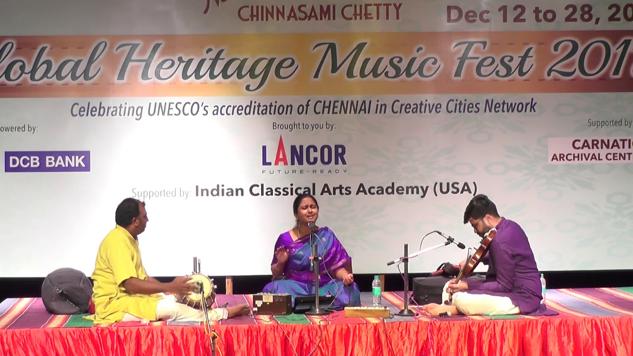 Ananya Ashok l Carnatic Vocal  l Global Heritage Music Fest 2017 l Web Streaming