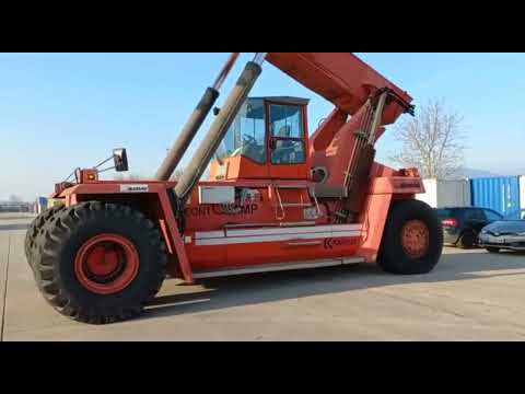 D4052 Kalmar DRD450 60C5 Reachstacker with Piggy Back