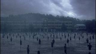AI 아날로그 호러)2005년 태풍오는 날 학교