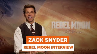 Zack Snyder talks 'Rebel Moon', spinoffs, and building out a new cinematic universe
