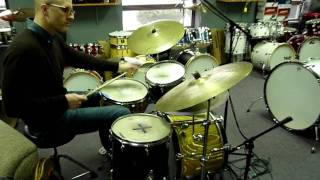 Luther Gray Plays His Gretsch Drums & Vintage K. Zildjians - Part 5
